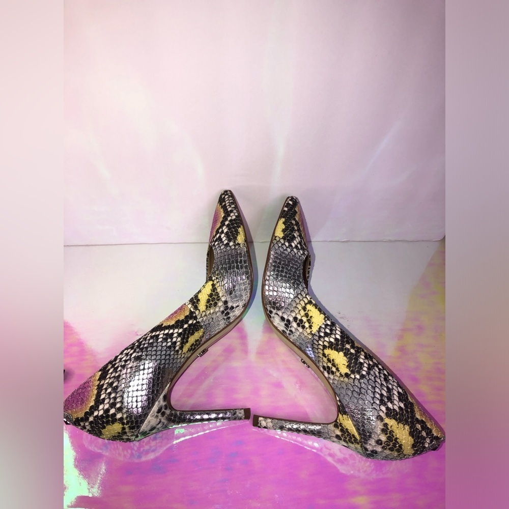 Sam Edelman Multicolor Snakeskin Heels - Picture 8 of 14